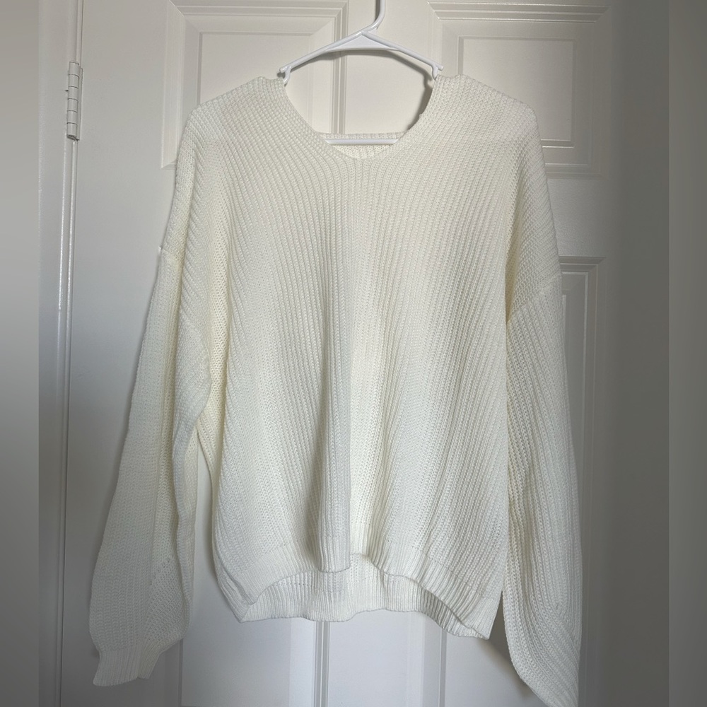 White longsleeve top